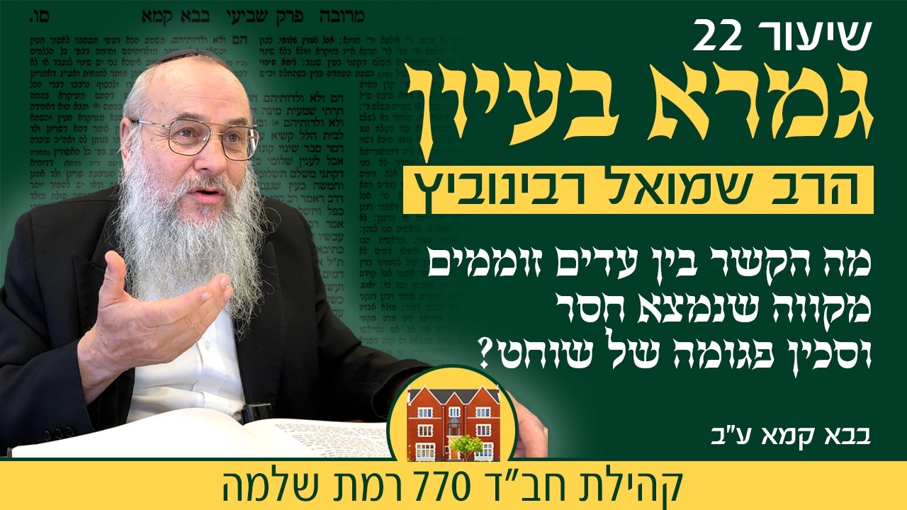 גמרא בעיון 22: מה הקשר בין עדים זוממים, מקווה שנמצא חסר וסכין פגומה של שוחט?